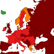 Irsko a Litva se přesunou do červené kategorie zemí, tmavě červená bude Madeira