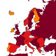Litva bude zařazena v tmavě červené kategorii zemí podle míry rizika nákazy. Bulharsko a Azorské ostrovy budou červené, Island oranžový