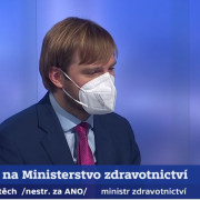 Staronový ministr zdravotnictví Adam Vojtěch byl hostem Událostí, komentářů na ČT24