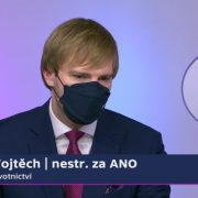 Ministr Adam Vojtěch byl hostem nedělních Otázek Václava Moravce na ČT24