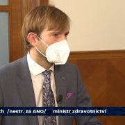 Rozhovor s ministrem Adamem Vojtěchem pro pořad Týden v politice na ČT24