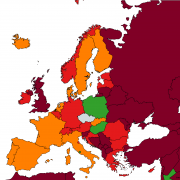 Litva bude od pondělí v tmavě červené kategorii. Francie, Španělsko, Nizozemsko a Monako budou opět oranžové