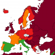 Bulharsko, Chorvatsko, Irsko a Slovensko budou v tmavě červené kategorii podle míry rizika nákazy