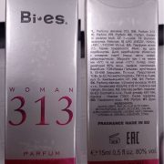 Stanovení nebezpečného výrobku: Bi•es® WOMAN 313 PARFUM