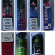 Stanovení nebezpečného výrobku: jednorázová elektronická cigareta zn. AROMA KING, 9000 PUFFS, objem 18 ml – příchuť BLACK DRAGON ICE