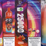 Stanovení nebezpečného výrobku: jednorázová elektronická cigareta zn. Grin bar STRAWBERRY WATERMELON, 25000 PUFFS, 20 ML ELIQUID