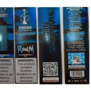 Stanovení nebezpečného výrobku: jednorázová elektronická cigareta FUMOT® SHISHA RANdM, objem 20 ml, v sedmi příchutích