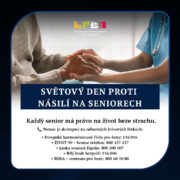 Připojili jsme se ke Světovému dni proti násilí na seniorech. Chraňme společně důstojnost stáří!