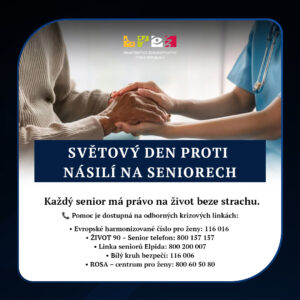 grafika Světový den proti násilí na seniorech